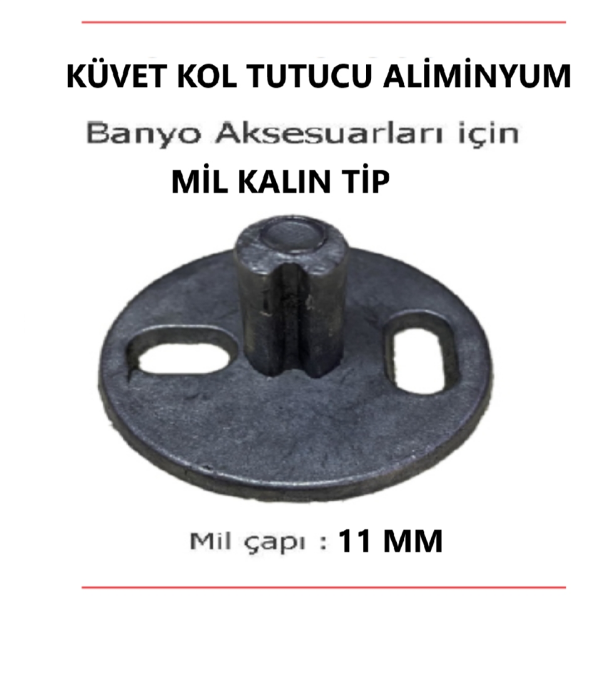 KÜVET KOL TUTUCU ALİMİNYUM