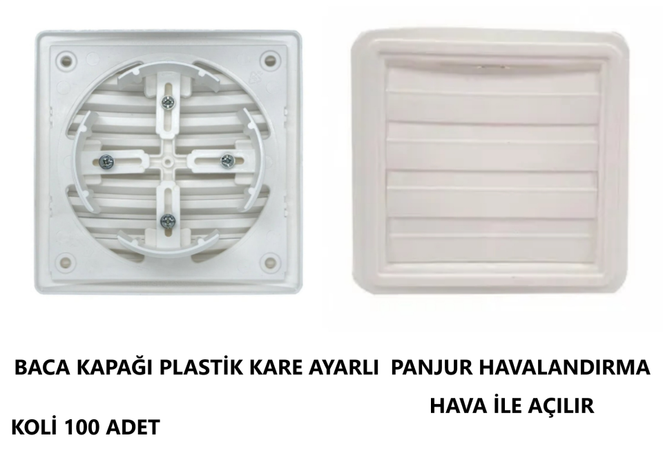 BACA KAPAĞI KARE AYARLI HAVALANDIRMALI