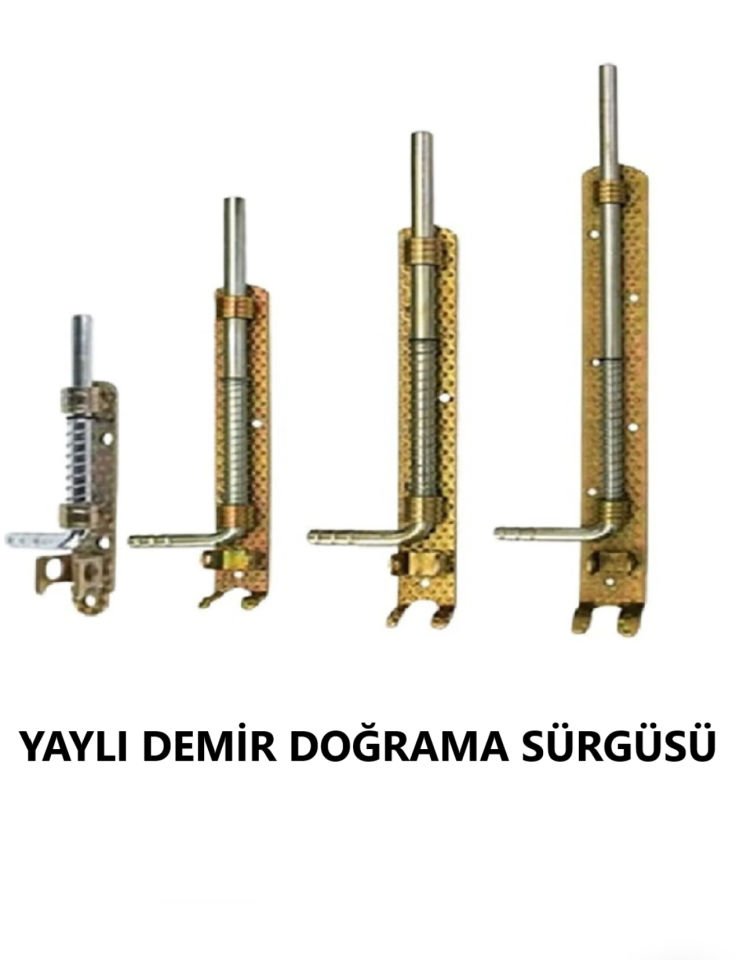 YAYLI DEMİR DOĞRAMA SÜRGÜSÜ 13 CM