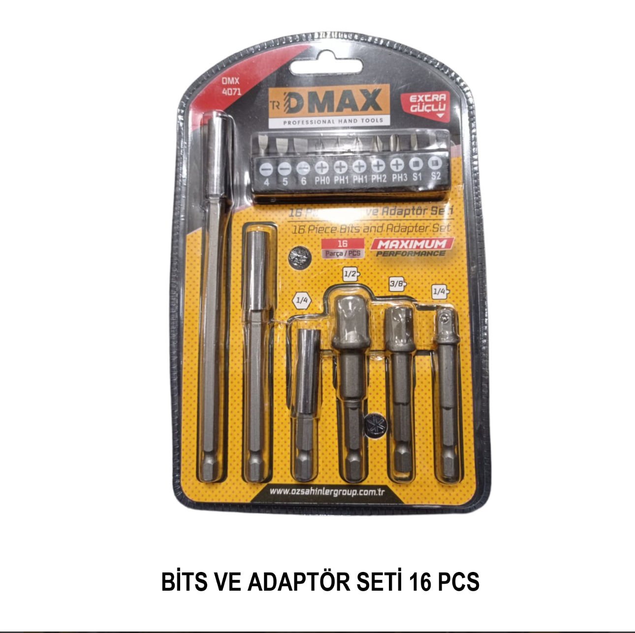 BİTS VE ADAPTÖR SETİ 16 PARÇA DMX-4071
