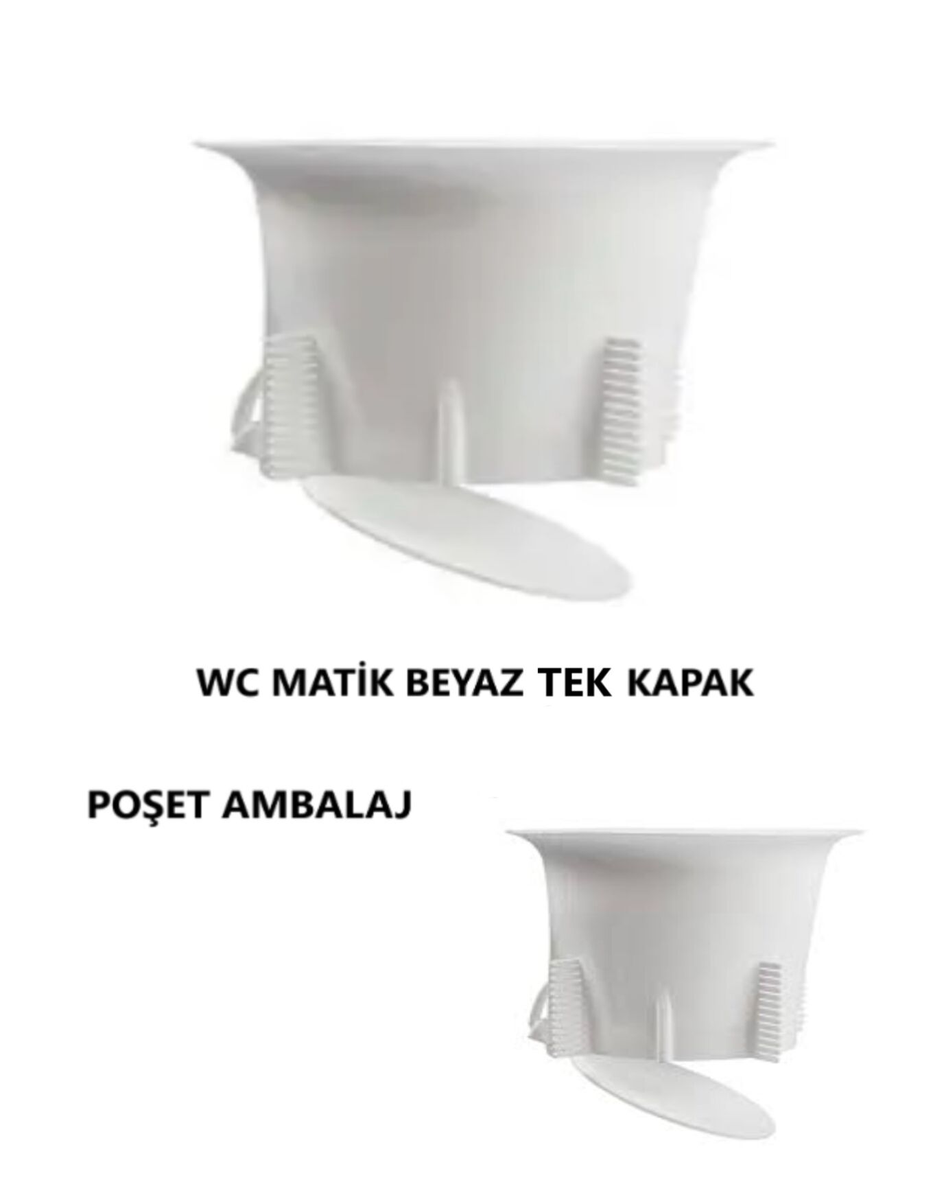 WC MATİK TEK KAPAK LÜX POSETLİ