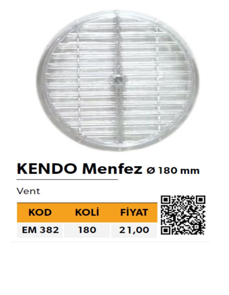 CAM MENFEZİ KRİSTAL ŞEFFAF ELTOS KENDO