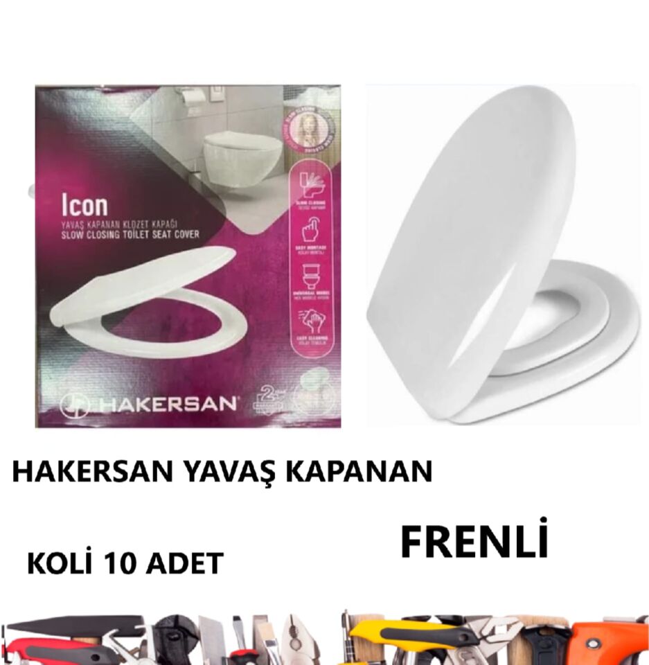 KLOZET KAPAK HAKERSAN ICON MODEL FRENLİ