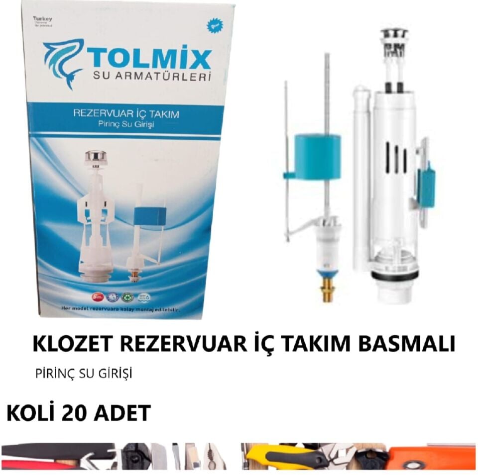 KLOZET REZERVUAR İÇ TAKIM TANFLEKS PİRİNÇ FLATÖR
