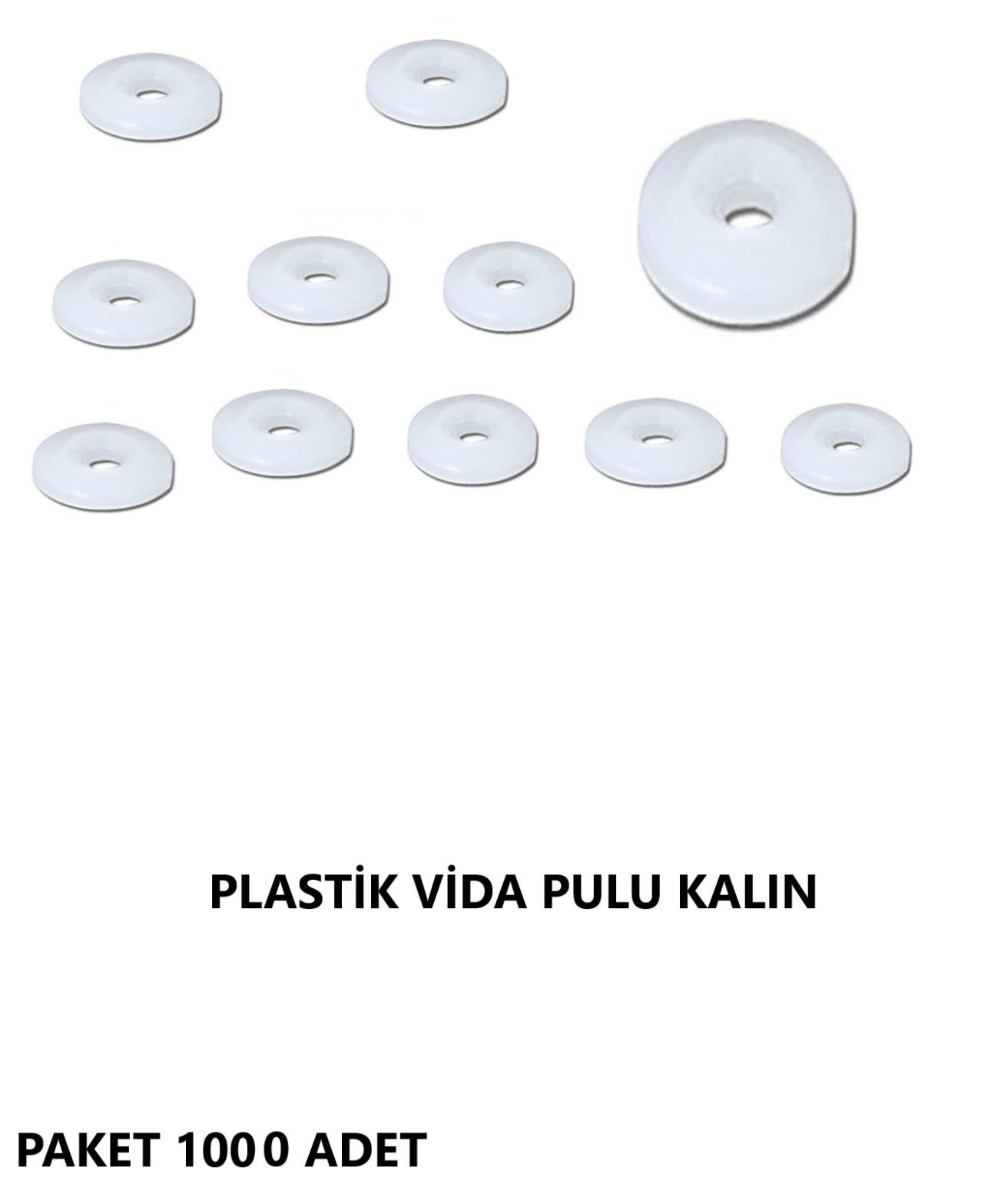 PUL VİDA PLASTİK KALIN