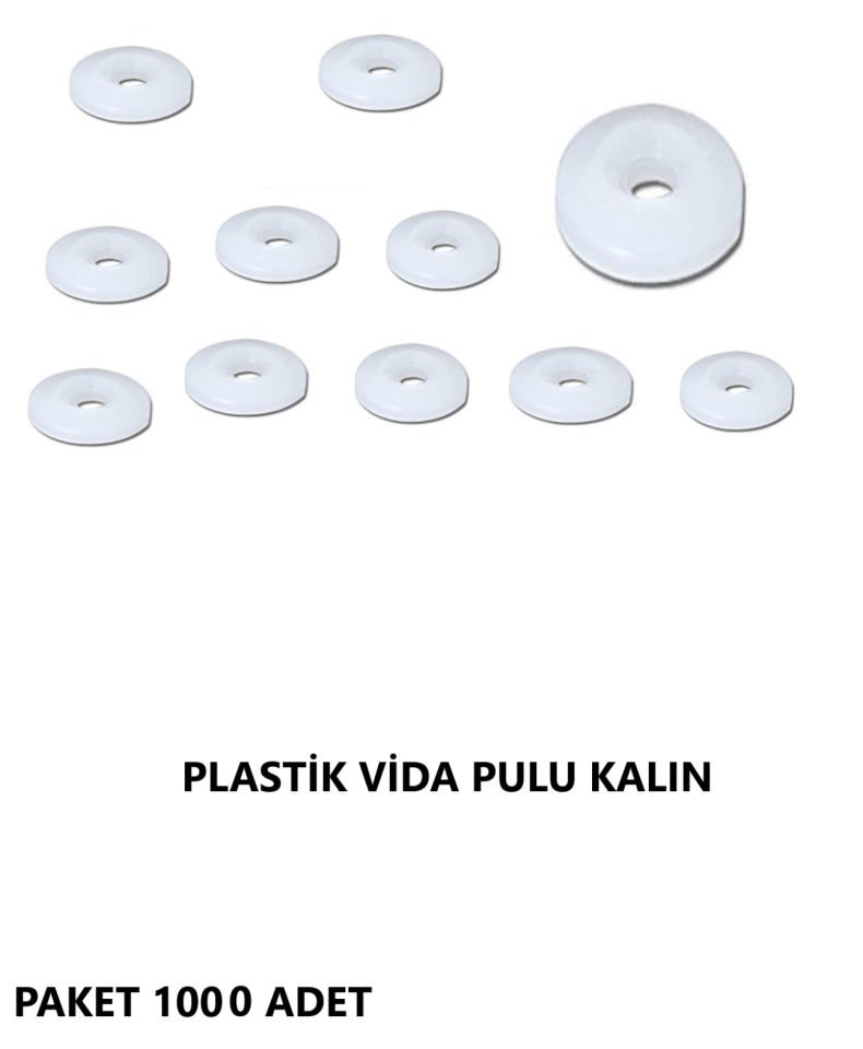 PUL VİDA PLASTİK KALIN