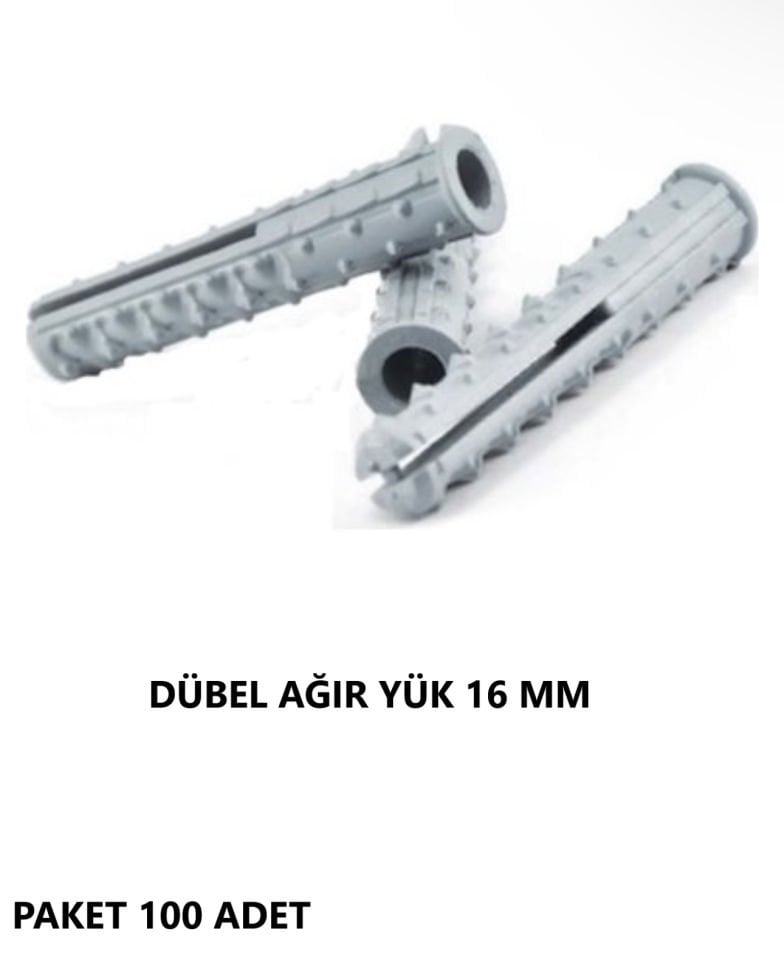 DÜBEL 16 MM AĞIR YÜK DÜBELİ